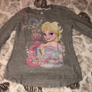 Frozen shirt gray color size 6-7